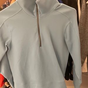 Light blue lululemon quarter zip